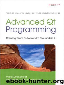 Advanced Qt Programming: Creating Great Software with C++ and Qt 4 by Summerfield Mark