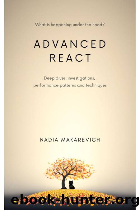 Advanced React: deep dives, investigations, performance patterns and techniques by Nadia Makarevich
