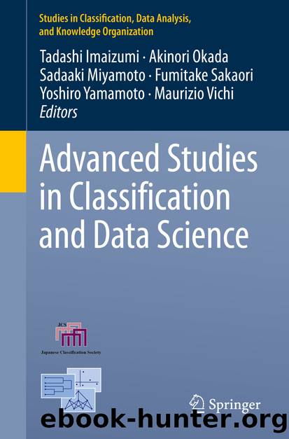 Advanced Studies in Classification and Data Science by Unknown