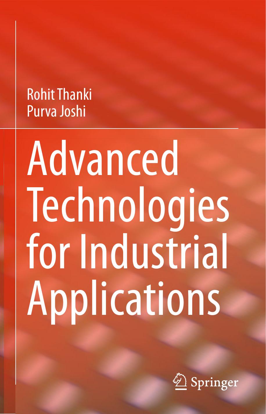 Advanced Technologies for Industrial Applications by Unknown
