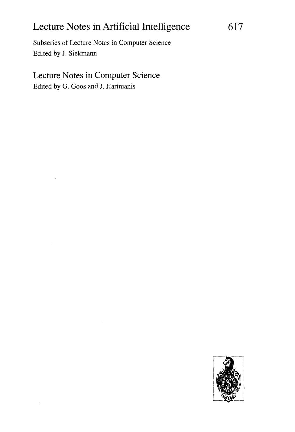 Advanced Topics in Artificial Intelligence: International Summer School Prague, Czechoslovakia, July 6â17, 1992 Proceedings by Robert Trappl (auth.) Vladimír Mřrík Olga à těpánková Rorbert Trappl (eds.)