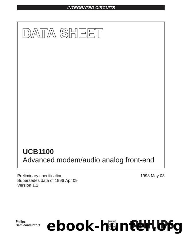 Advanced modemaudio analog front-end by Philips Semiconductors