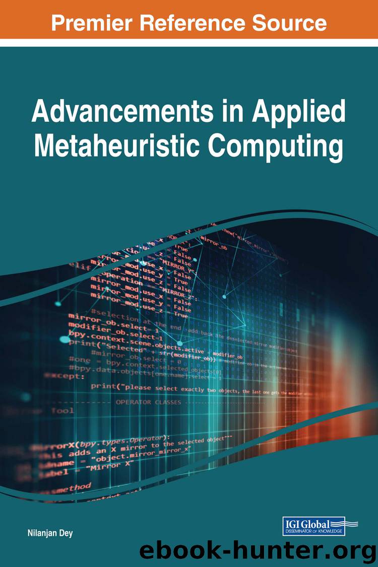 Advancements in Applied Metaheuristic Computing by Nilanjan Dey