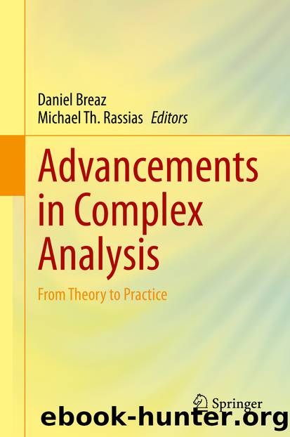 Advancements in Complex Analysis by Unknown