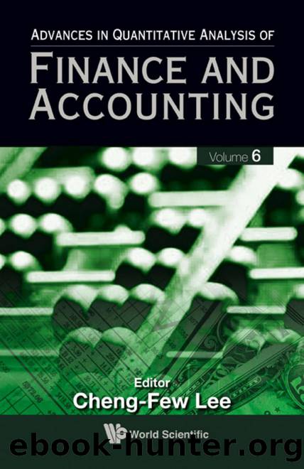 Advances In Quantitative Analysis Of Finance And Accounting (Advances in Quantitative Analysis of Finance and Accounting) Volume 6   ( PDFDrive ) by Unknown