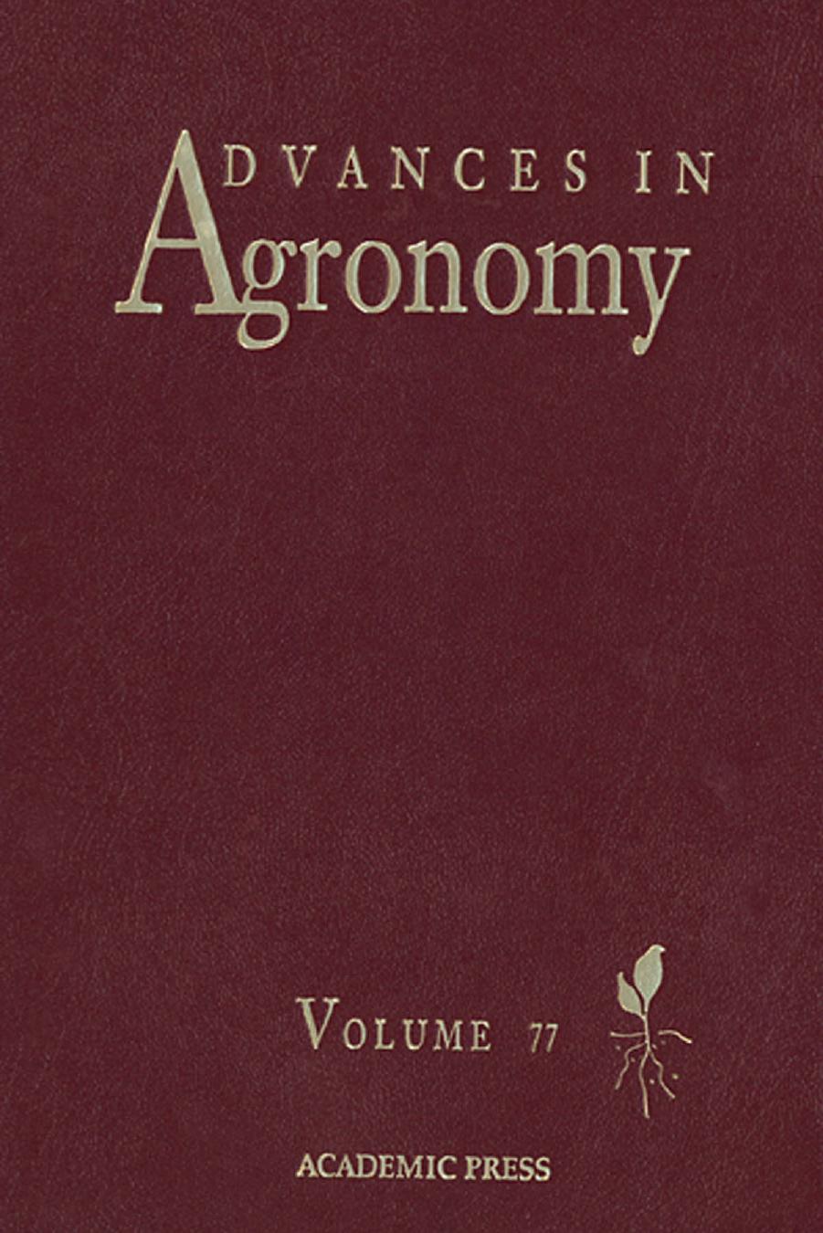 Advances in Agronomy by Donald L. Sparks (Eds.)