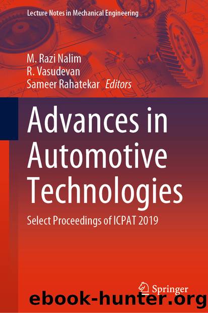 Advances in Automotive Technologies by Unknown