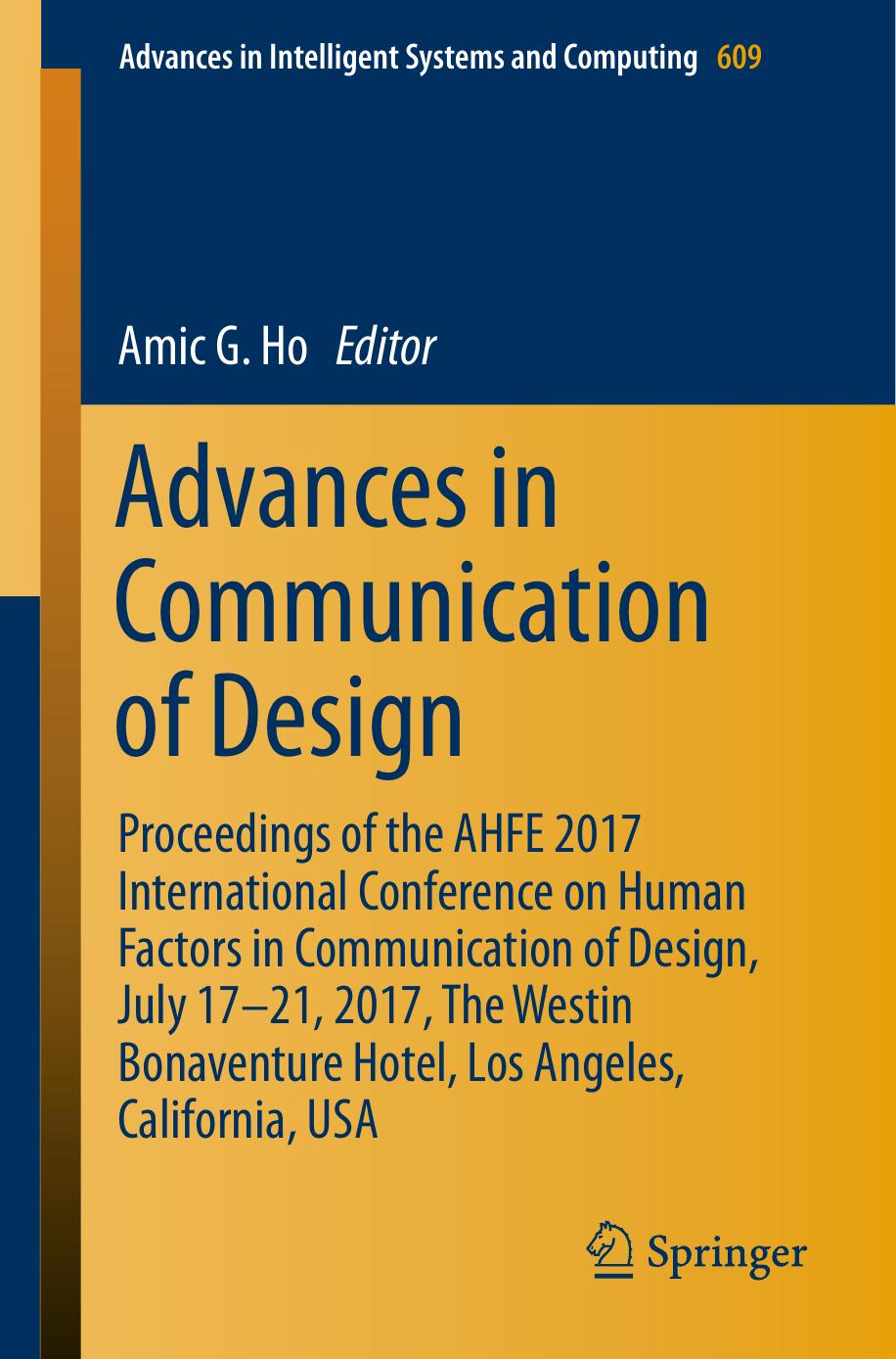 Advances in Communication of Design by Unknow