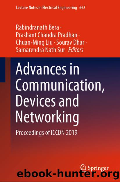 Advances in Communication, Devices and Networking by Unknown