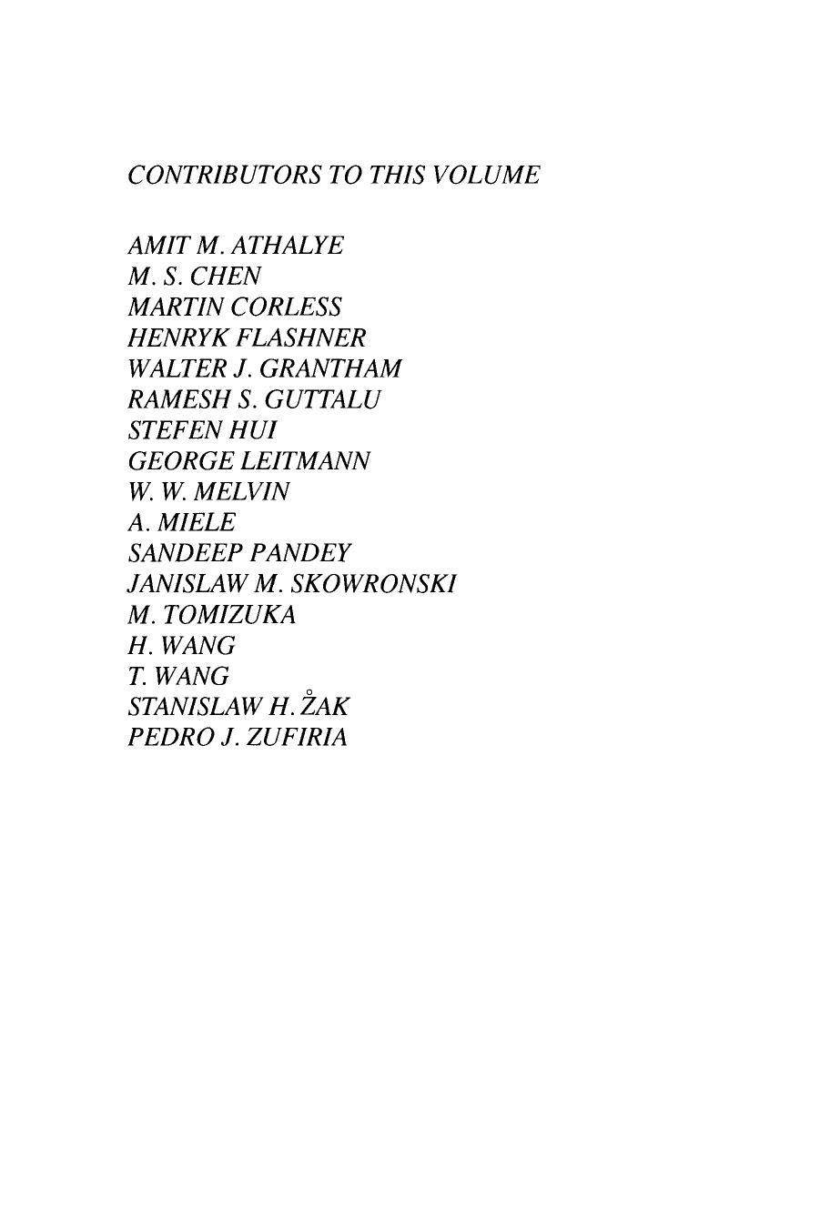 Advances in Control Mechanics, Part 1 of 2 by C.T. LEONDES (Eds.)