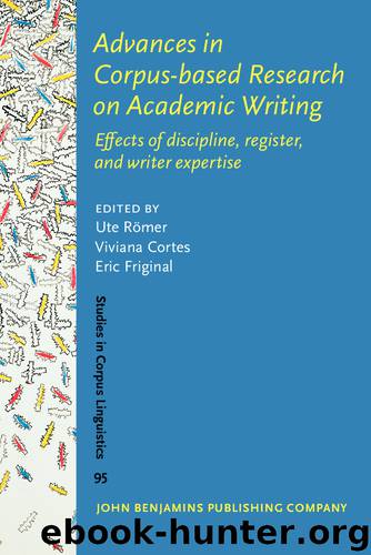 Advances in Corpus-based Research on Academic Writing by Viviana Cortes & Eric Friginal