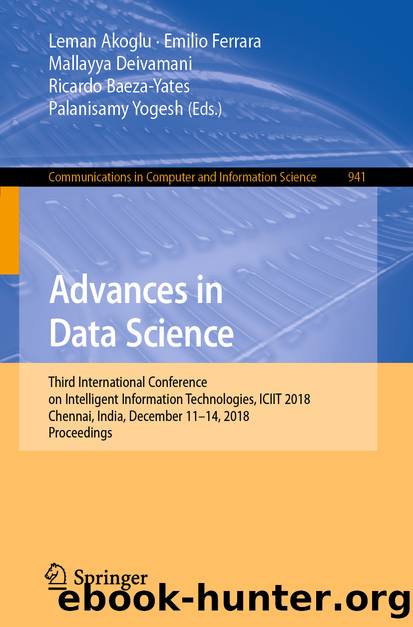 Advances in Data Science by Unknown