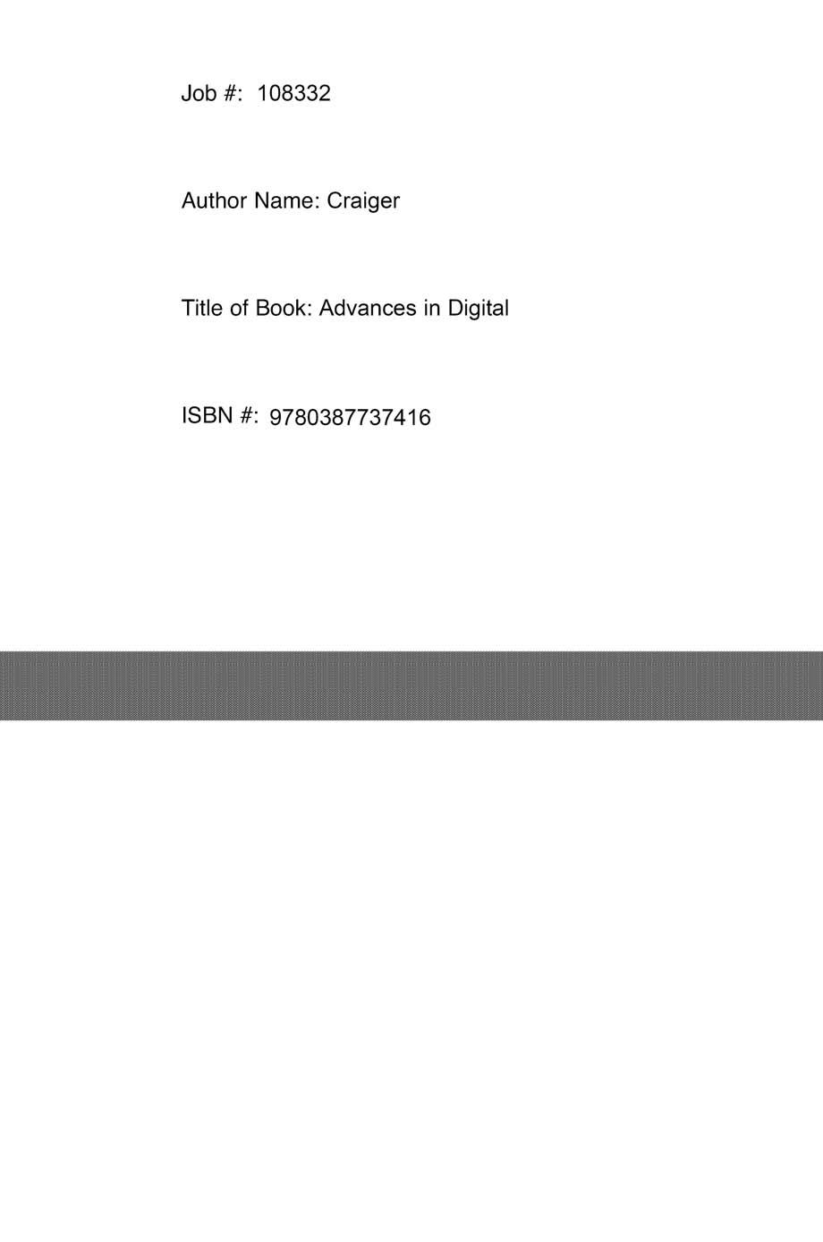 Advances in Digital Forensics III: IFIP International Conference on Digital Forensics, National Centre for Forensic Science, Orlando, Florida, January 28-January 31, 2007 by unknow