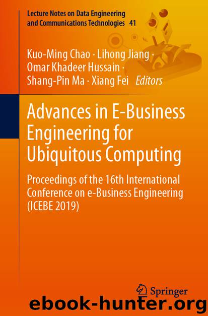 Advances in E-Business Engineering for Ubiquitous Computing by Unknown
