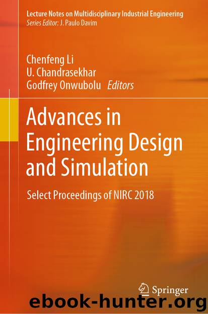 Advances in Engineering Design and Simulation by Unknown