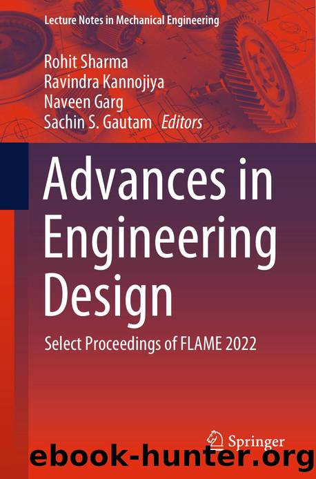 Advances in Engineering Design by unknow