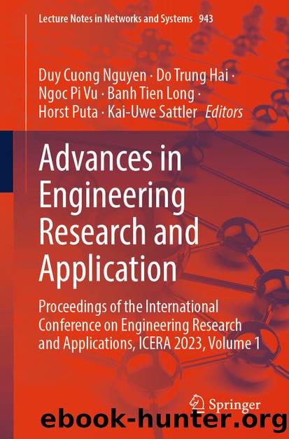 Advances in Engineering Research and Application by Unknown