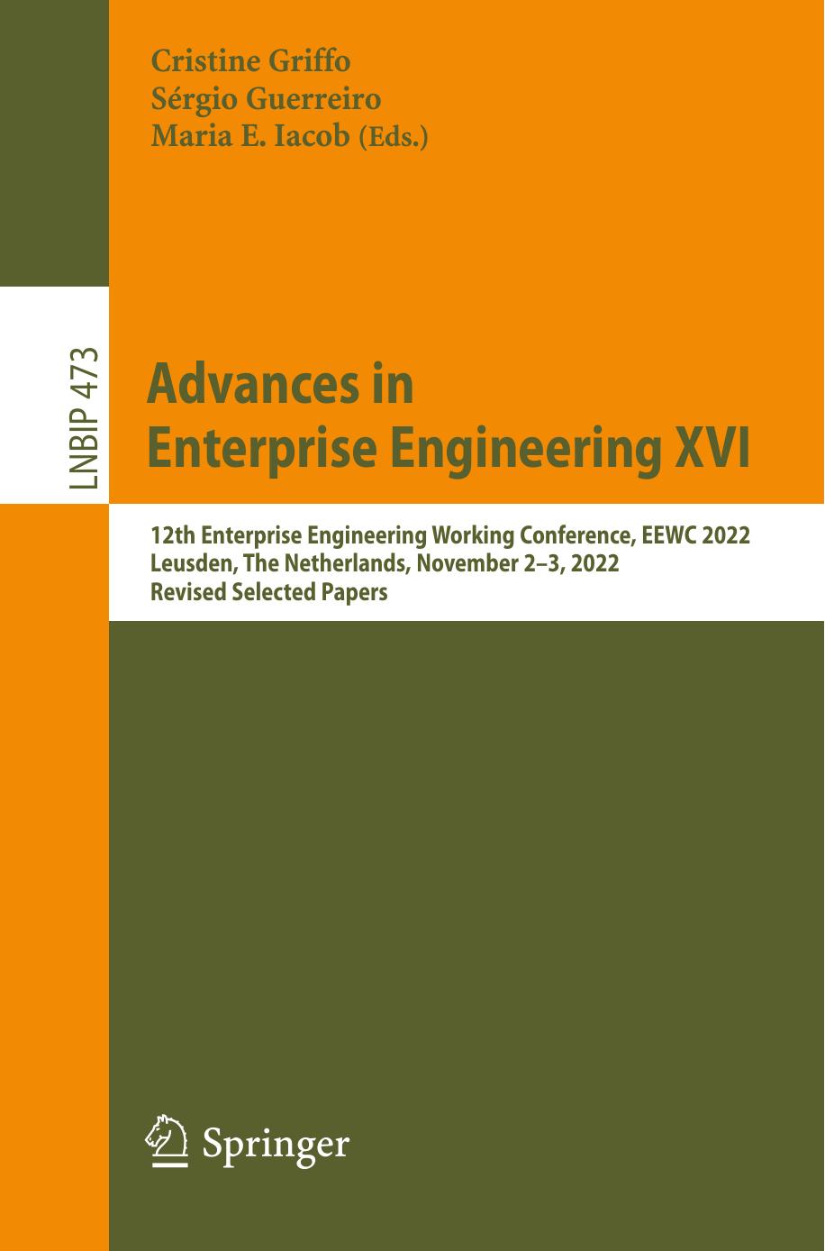 Advances in Enterprise Engineering XVI by unknow