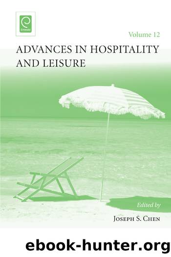 Advances in Hospitality and Leisure by Chen Joseph S.;