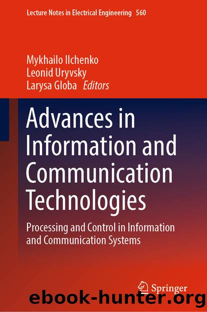 Advances in Information and Communication Technologies by Unknown