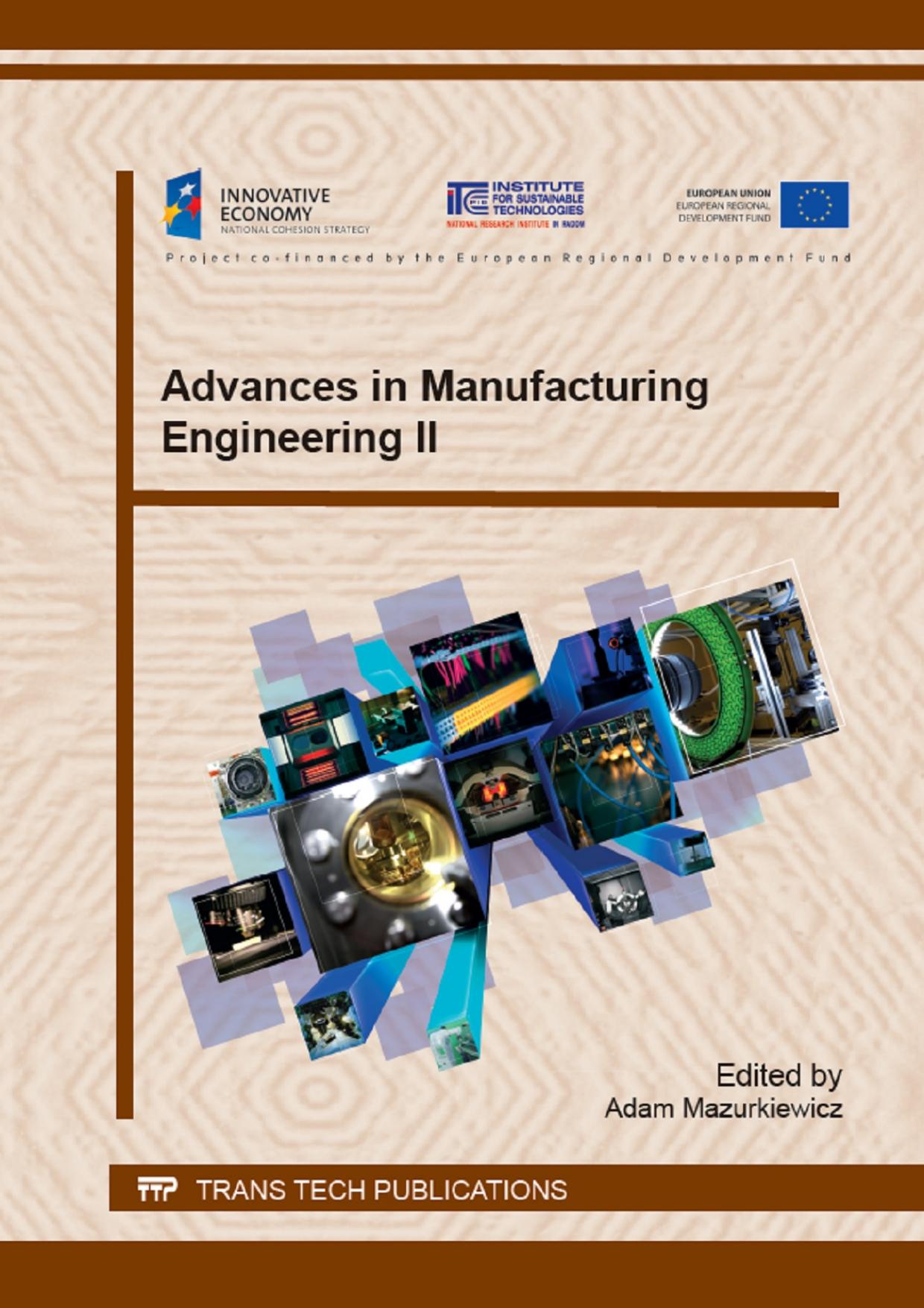 Advances in Manufacturing Engineering II by Mazurkiewicz Adam