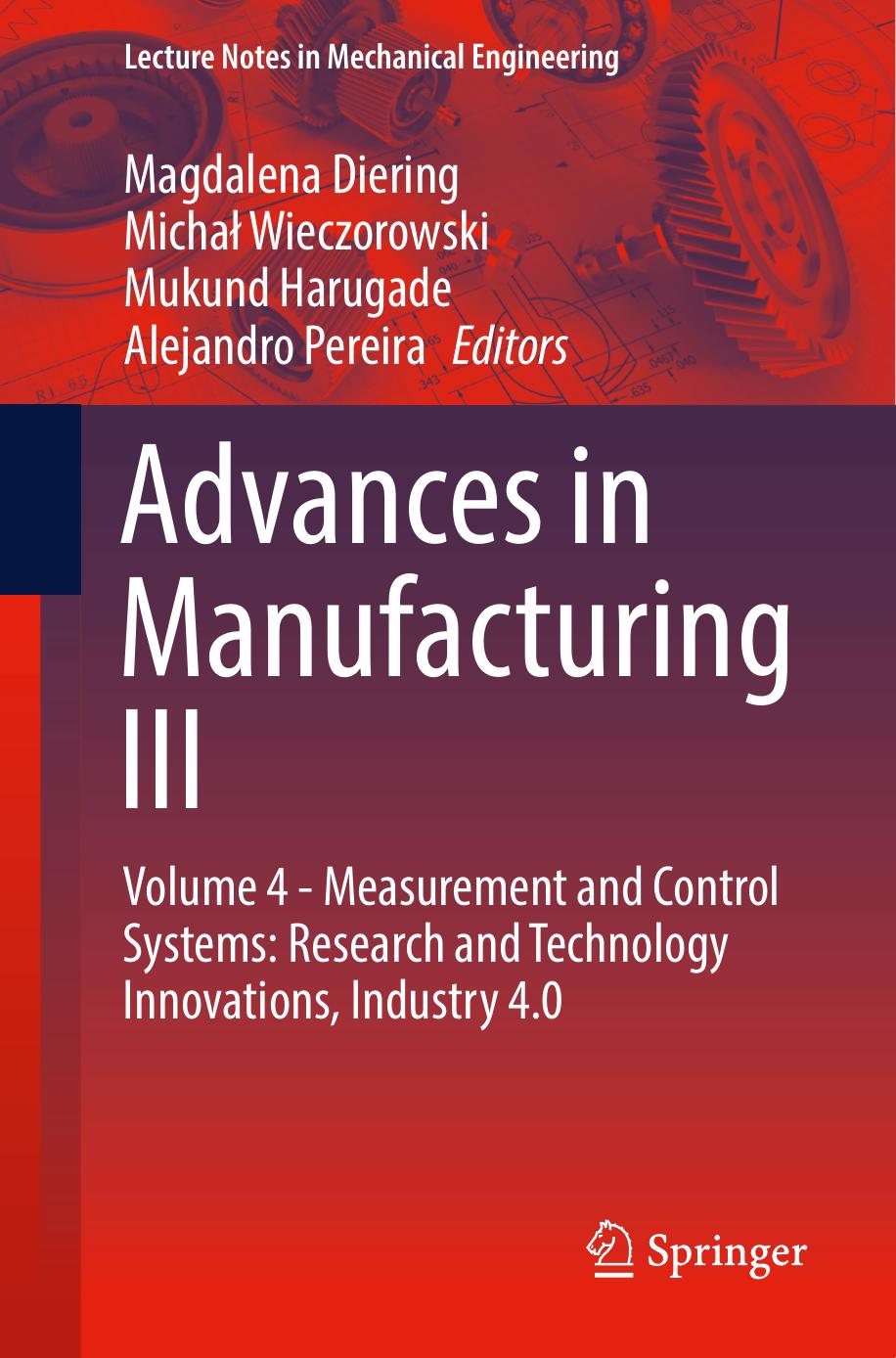 Advances in Manufacturing III by unknow