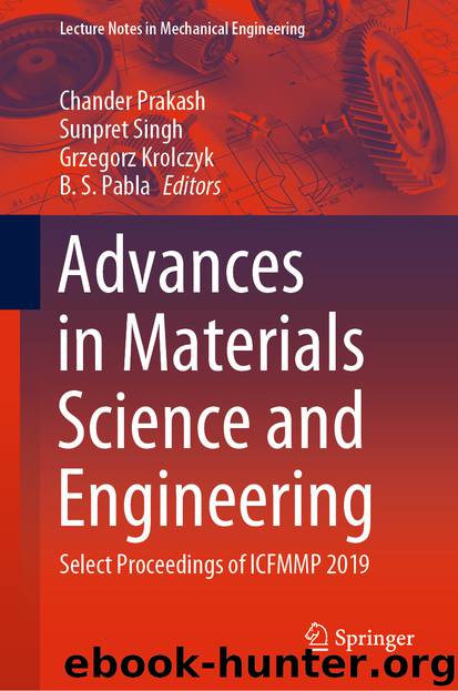 Advances in Materials Science and Engineering by Unknown
