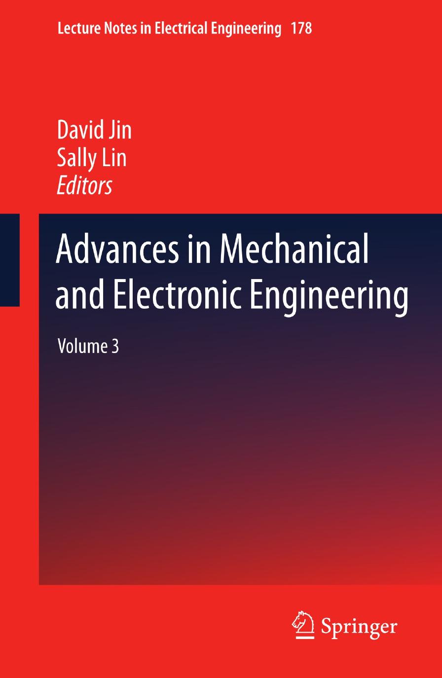 Advances in Mechanical and Electronic Engineering: Volume 3 by Unknow