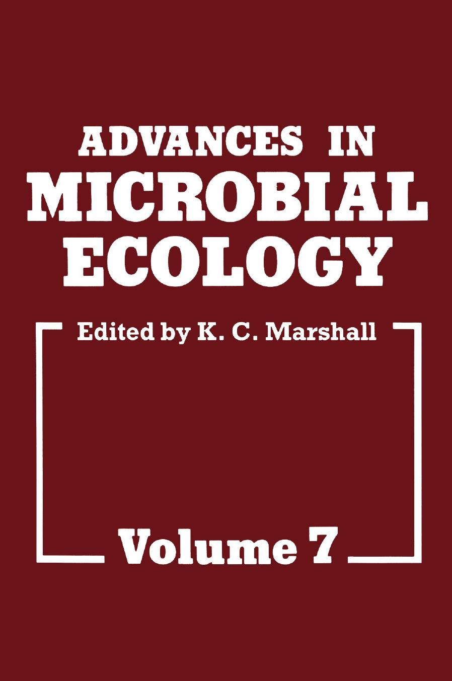 Advances in Microbial Ecology by Ronald M. Atlas (auth.) K. C. Marshall (eds.)