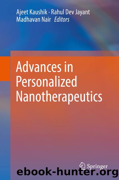 Advances in Personalized Nanotherapeutics by Ajeet Kaushik Rahul Dev Jayant & Madhavan Nair