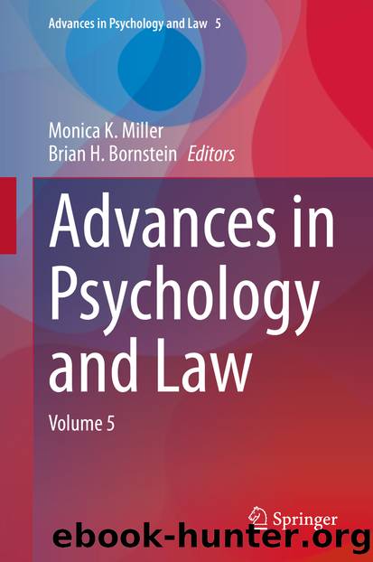 Advances in Psychology and Law by Unknown