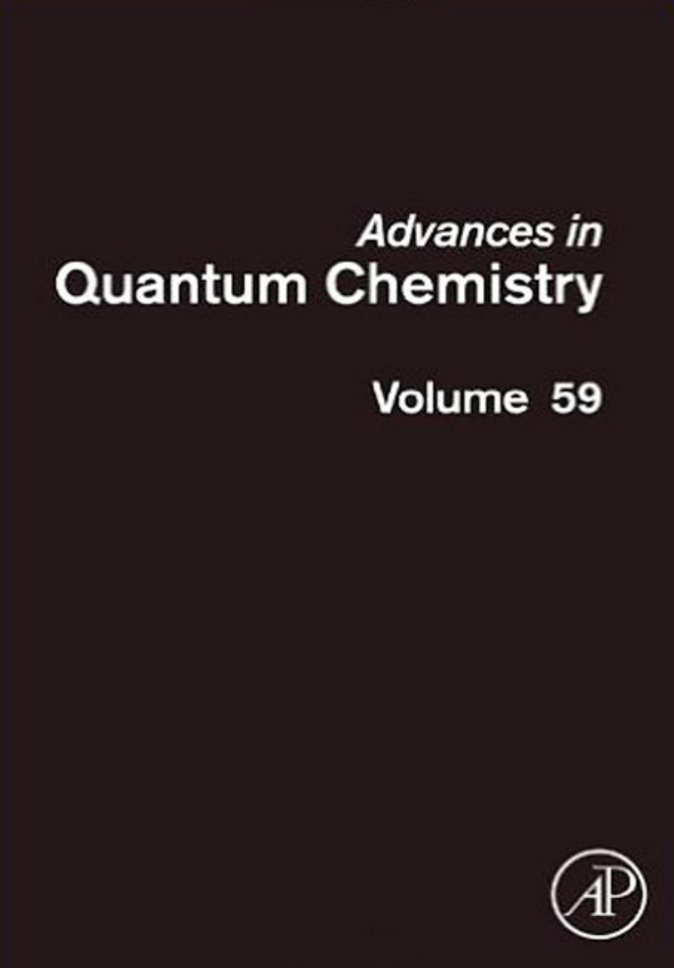 Advances in Quantum Chemistry Vol.59 (2010) by Unknown