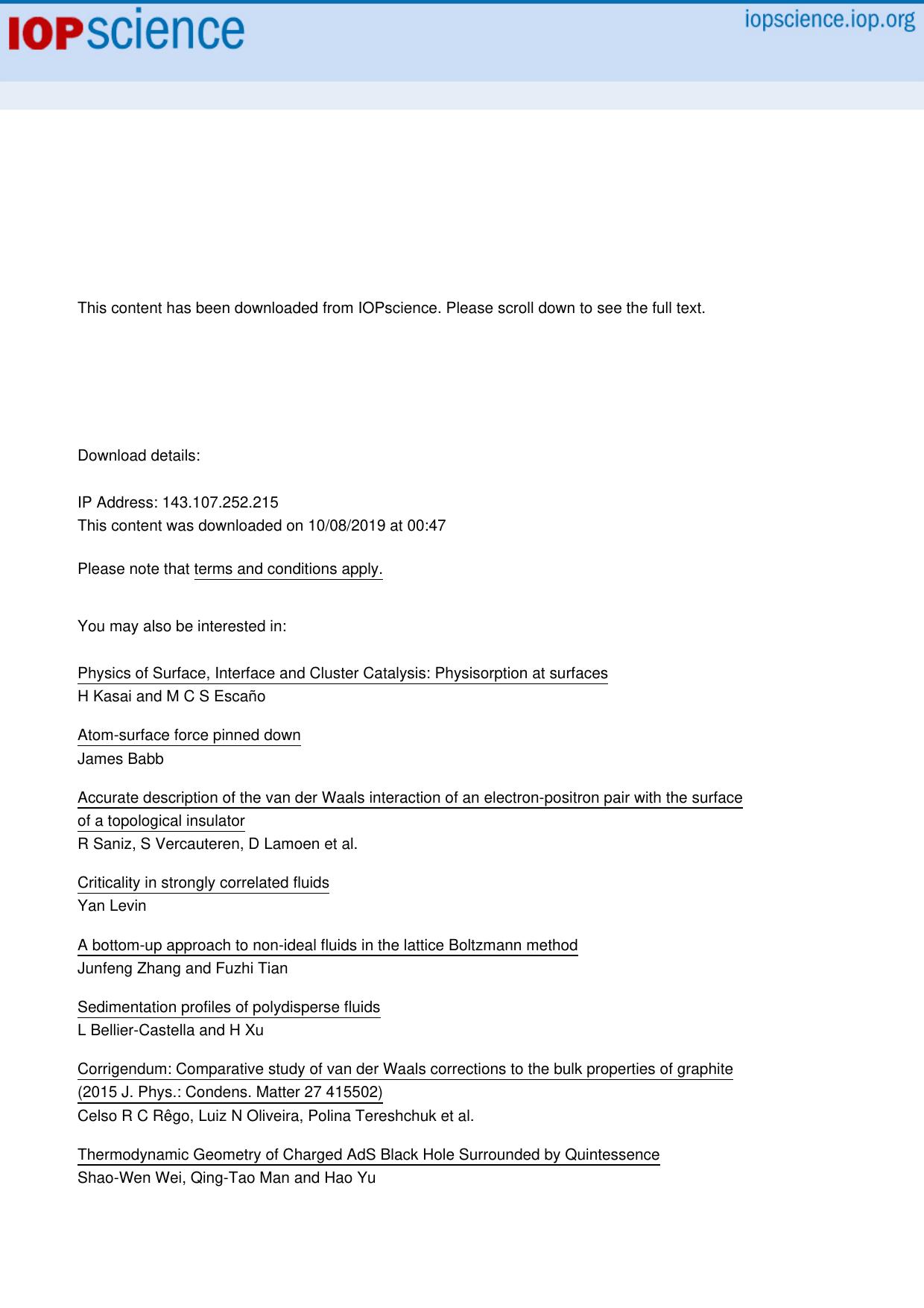 Advances in Thermodynamics of the van der Waals Fluid by David C Johnston