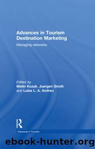 Advances in Tourism Destination Marketing by Kozak Metin;Gnoth Juergen;Andreu Luisa L.A;