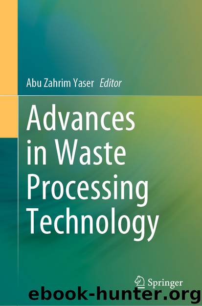 Advances in Waste Processing Technology by Unknown