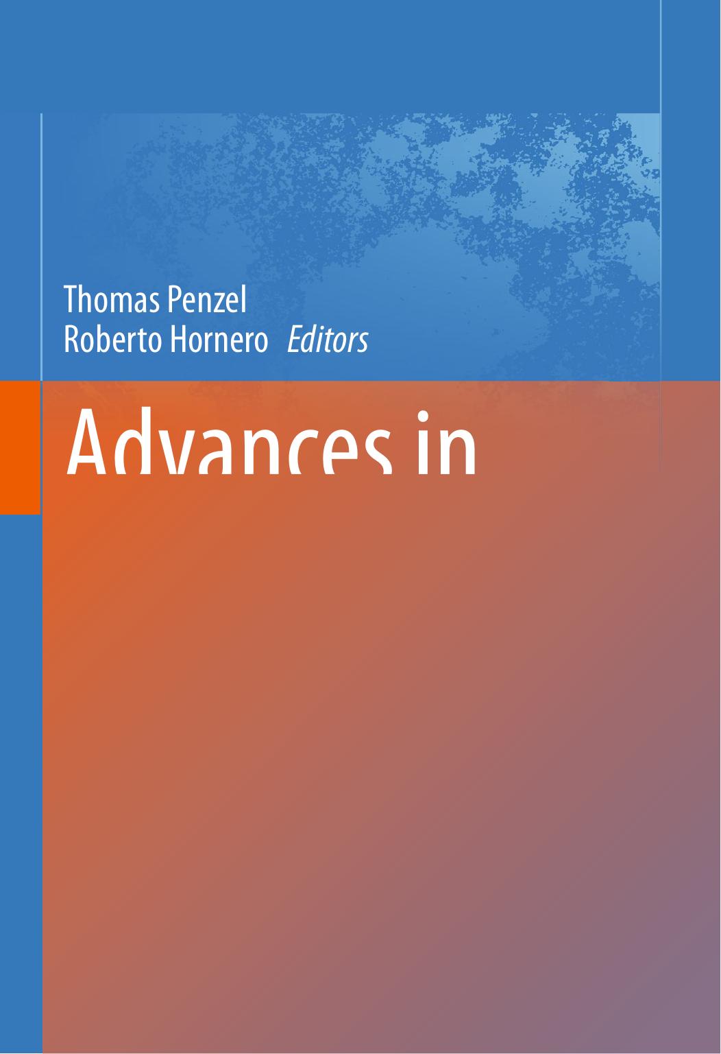 Advances in the Diagnosis and Treatment of Sleep Apnea: Filling the Gap Between Physicians and Engineers by Thomas Penzel Roberto Hornero