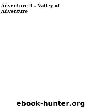 Adventure 3 - Valley of Adventure by Blyton Enid