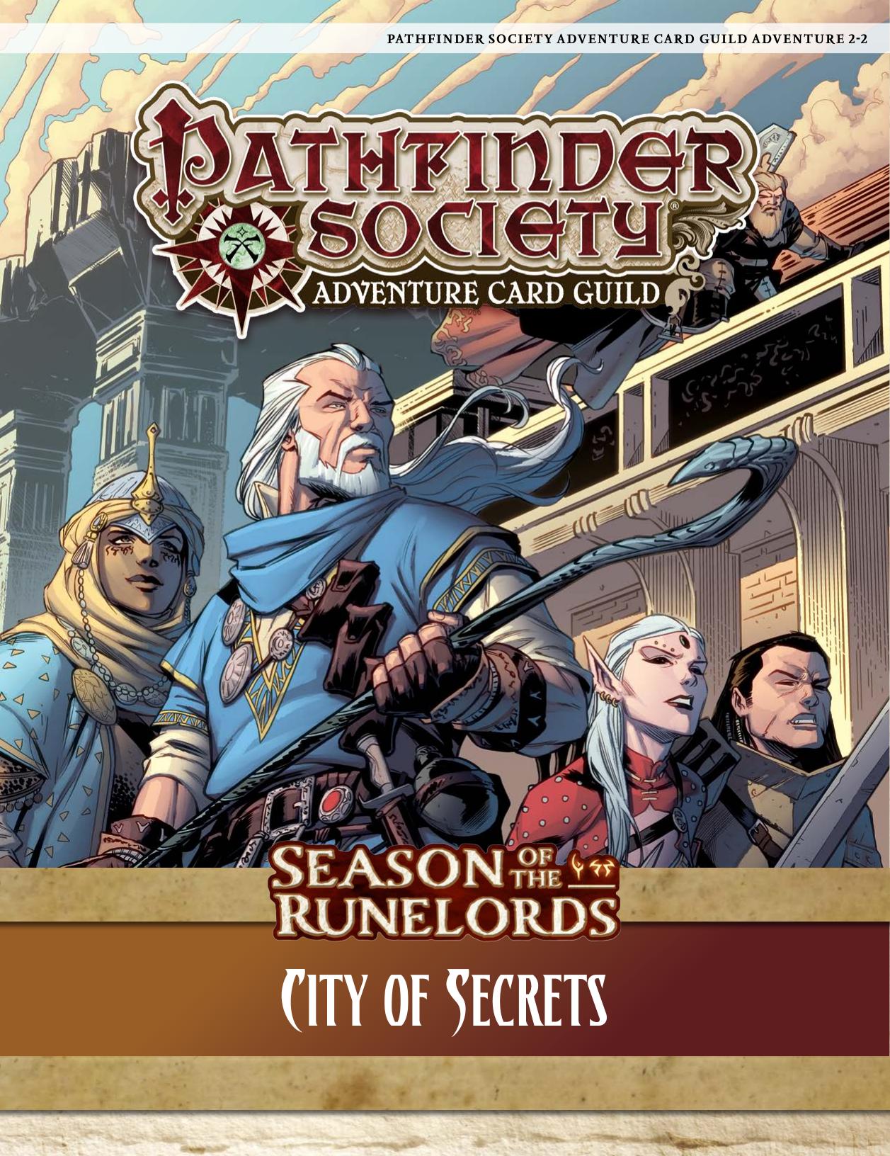 Adventure Card Game Adventure 2-2 City of Secrets by Unknown