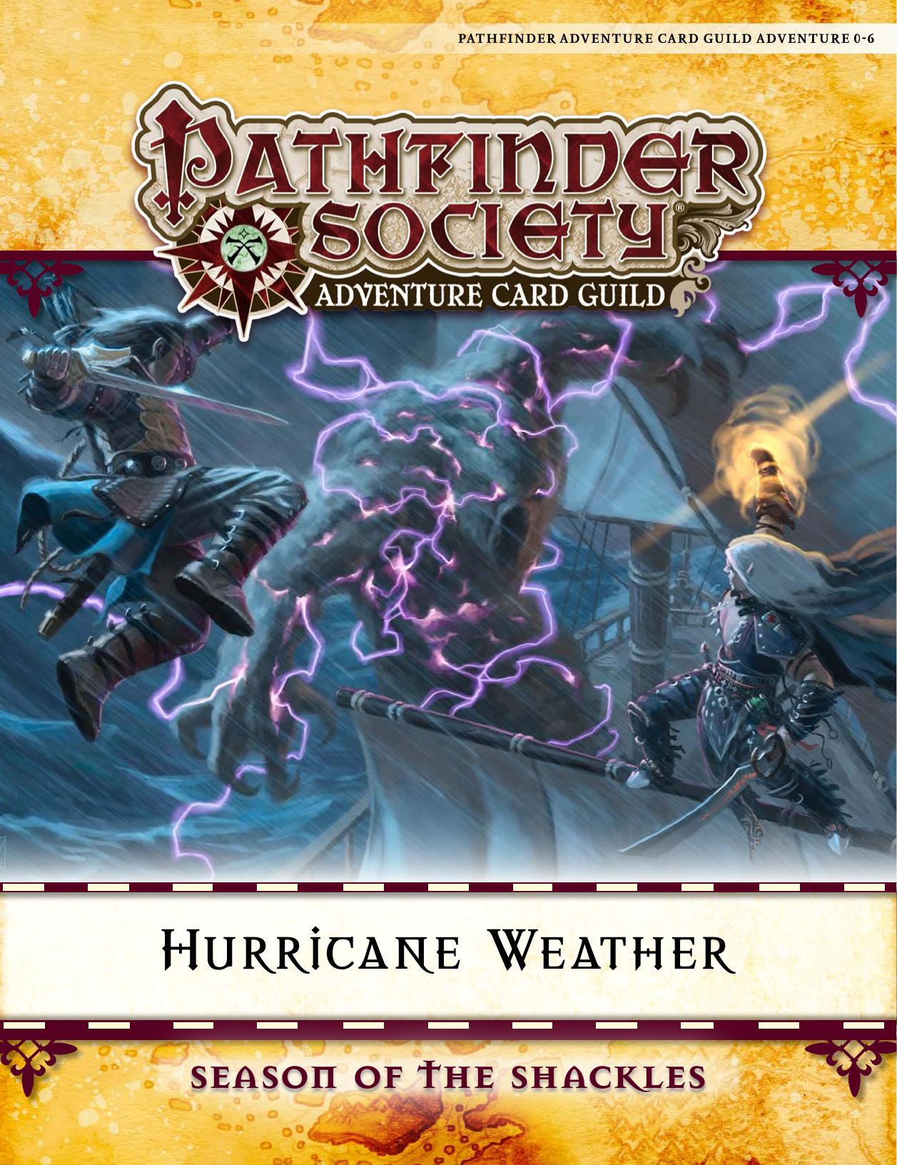 Adventure Card Guild Adventure 0-6 Hurricane Weather v2 by Unknown