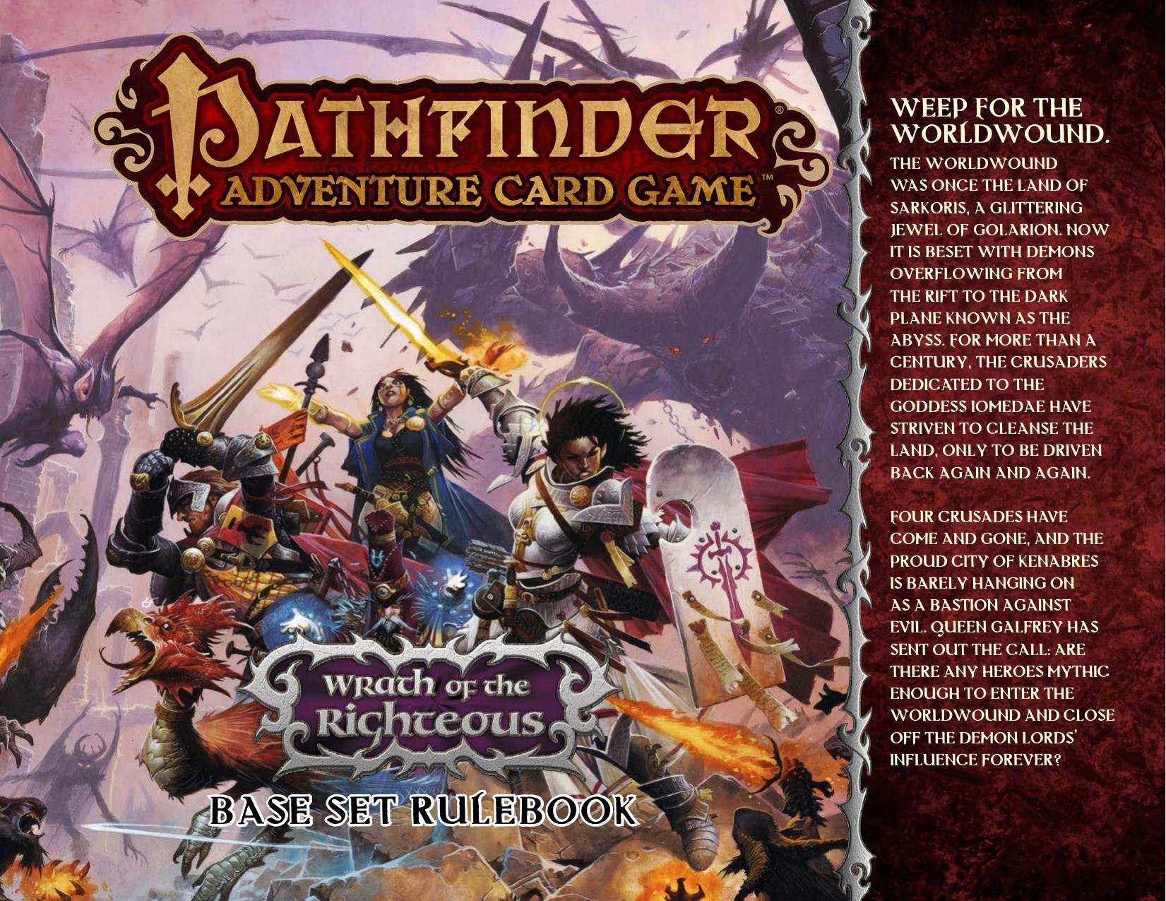 Adventure Card Guild Adventure 1-0 Basic Set Rulebook by Unknown