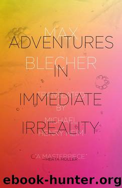 Adventures In Immediate Irreality by Max Blecher