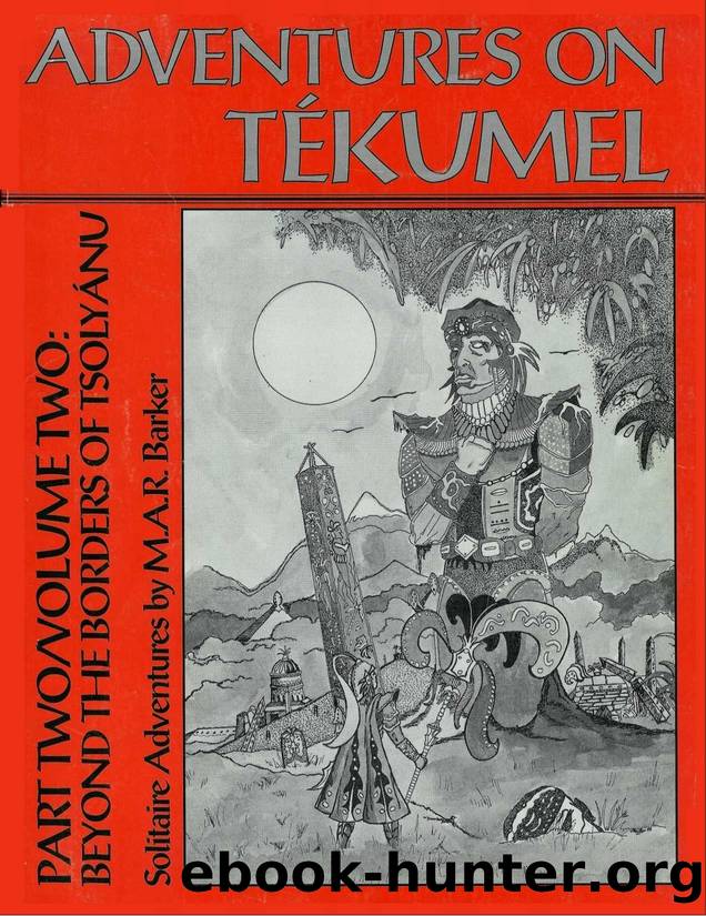 Adventures on TÃÂ©kumel Part 2 Vol 2 Beyond the Borders of Tsolyanu (TOME, Inc EPT) by Unknown