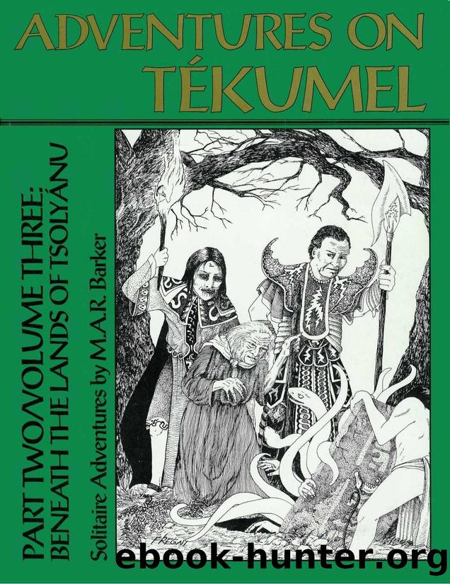 Adventures on TÃ©kumel Part 2 Vol 3 Into the Underworlds of Tsolyanu (TOME EPT) by Unknown