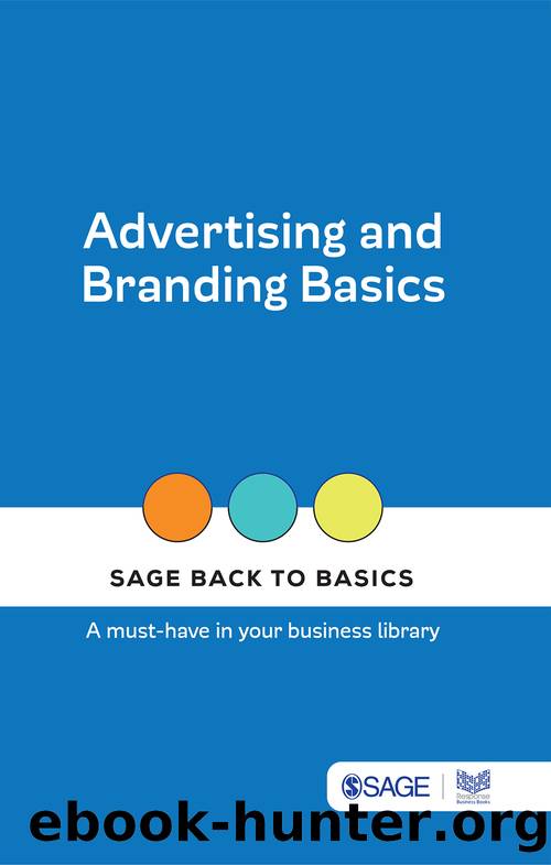 Advertising and Branding Basics by SAGE Publications India Pvt. Ltd ;