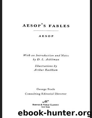 Aesop's Fables (Barnes & Noble Classics Series) by Aesop