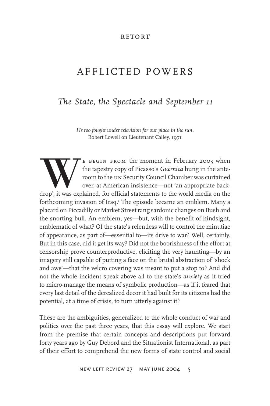 Afflicted Powers by Retort