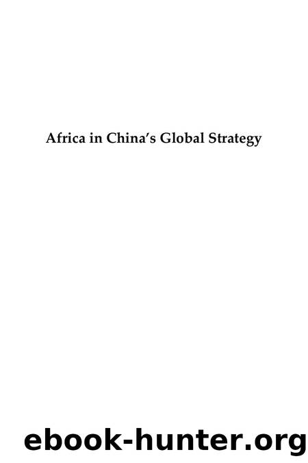 Africa in China's Global Strategy by Marcel Kitissou