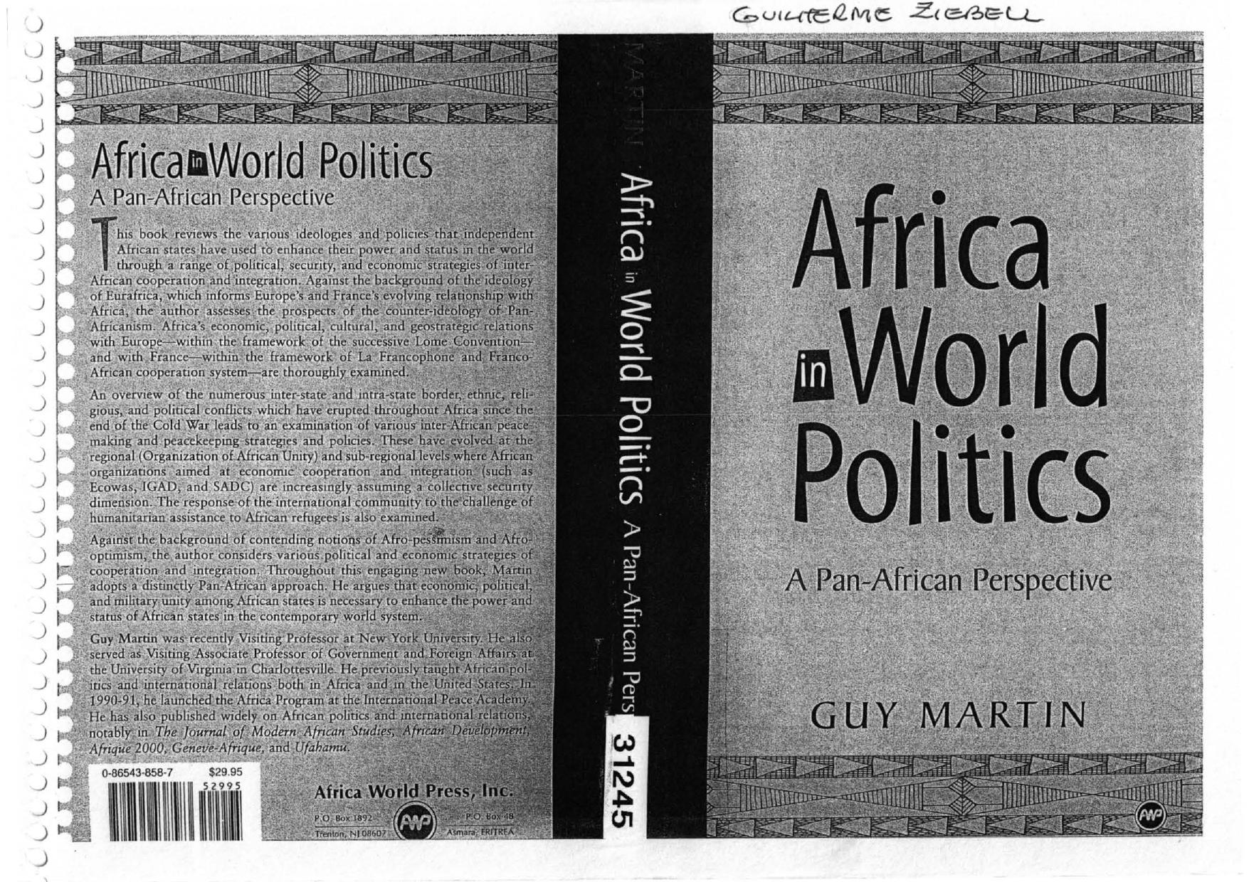 Africa in World Politics: a Pan-African perspective by Guy Martin