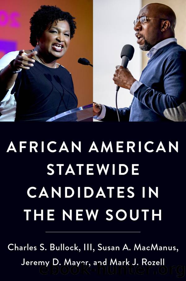 African American Statewide Candidates in the New South by Charles S. Bullock III