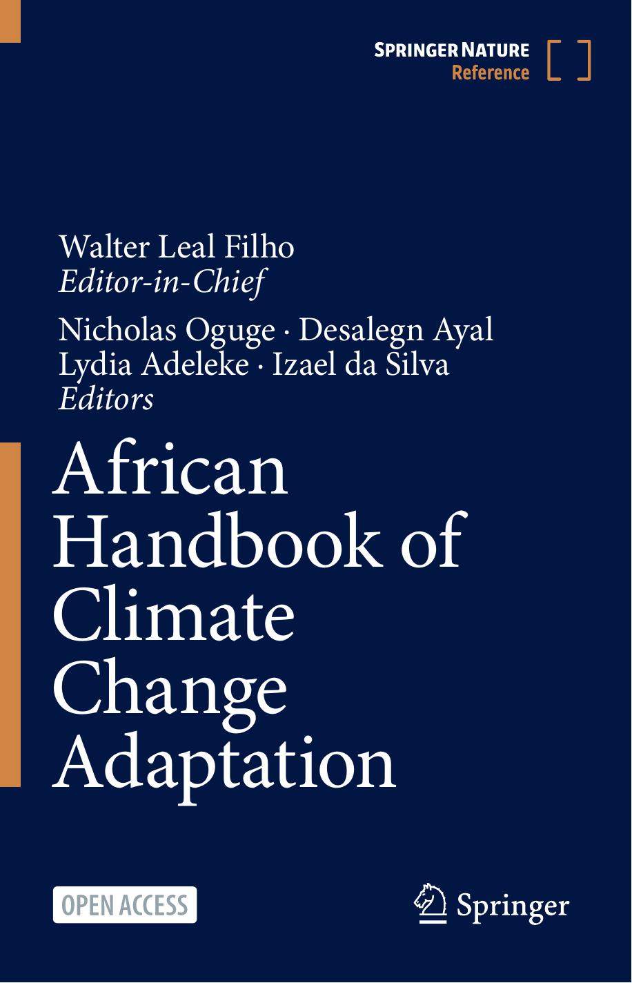 African Handbook of Climate Change Adaptation by Walter Leal Filho Nicholas Oguge Desalegn Ayal Lydia Adeleke Izael da Silva